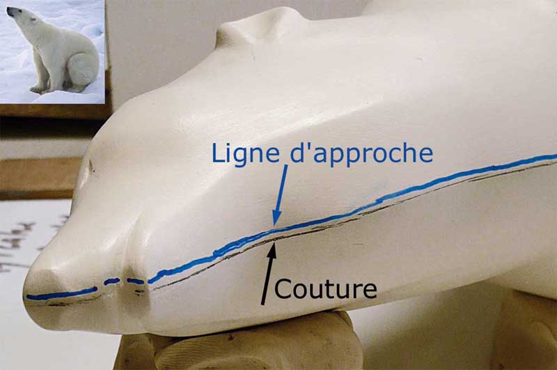 ours couture sur modele